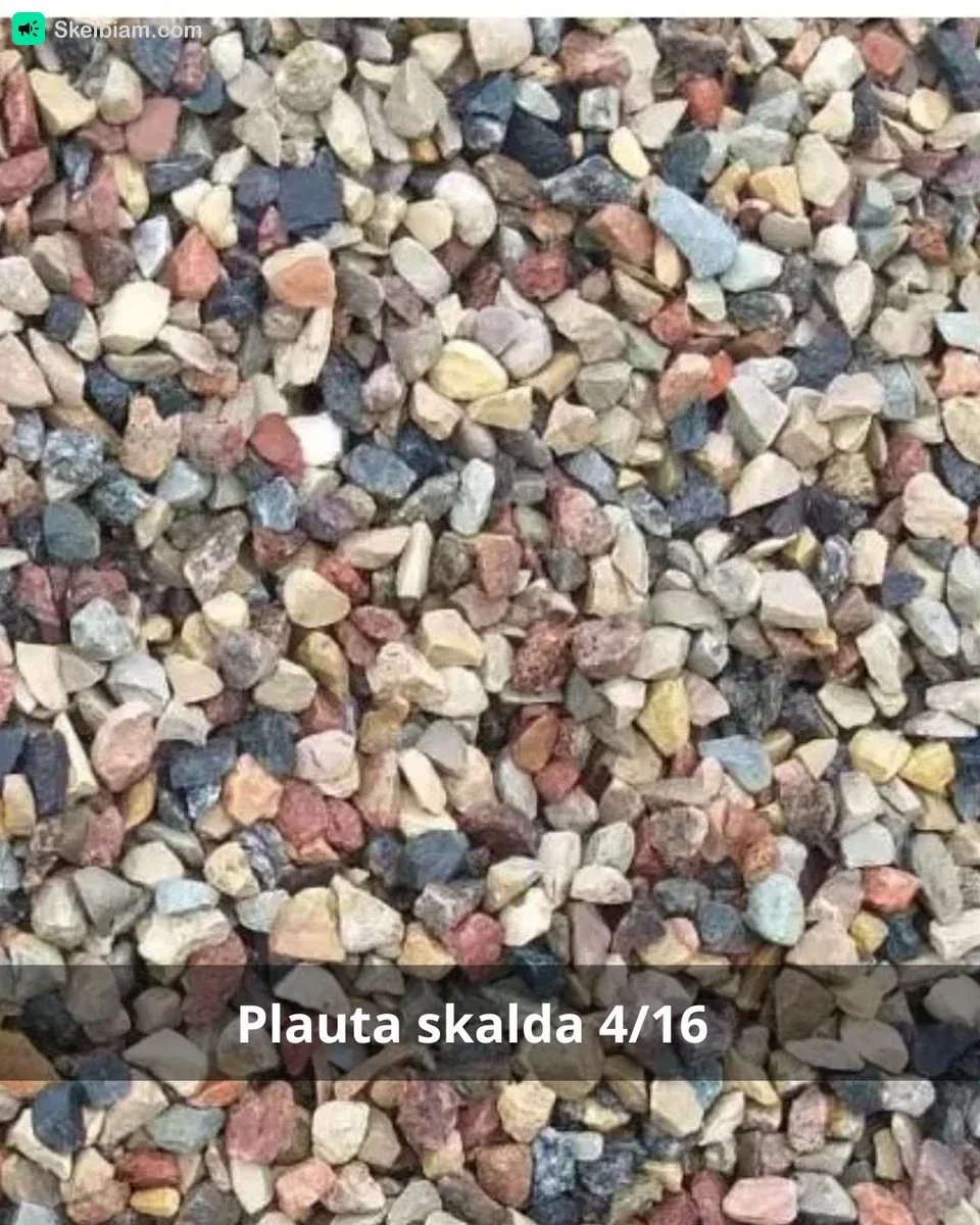Žvyras, smėlis, juodžemis, skalda ir t.t.